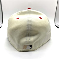 NEWERA ニューエラ HOUSTON ASTROS ヒューストンアストロズ THE CAP別注 59FIFTY ベースボールキャップ サイドパッチ ブラウン オフホワイト Size 7 5/8 (60.6cm) 福生店