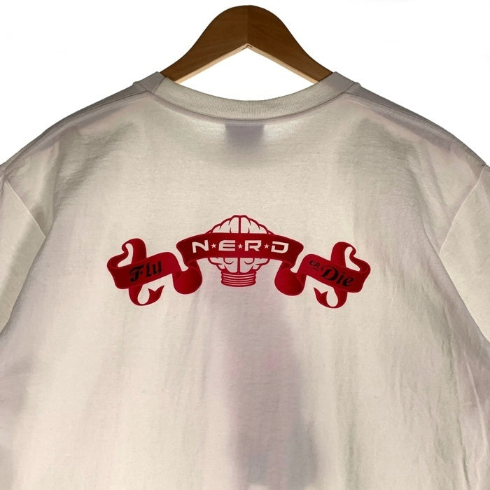 00's A BATHING APE ア ベイシング エイプ N.E.R.D ナード 半袖 Tシャツ ホワイト Size L 福生店