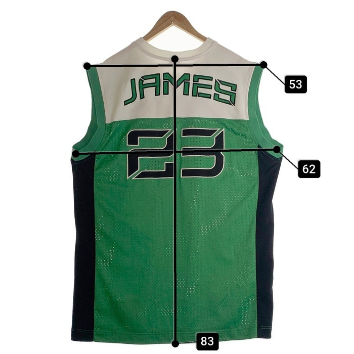NIKE Air ナイキ LeBron King James Team Jersey レブロン ジェームス ゲームシャツ ユニフォーム グリーン Size L 福生店