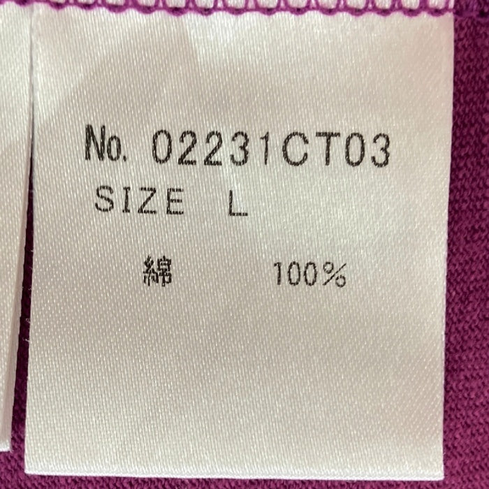 HYSTERIC GLAMOUR ヒステリックグラマー 23SS 02231CT03 HG MOTORCYCLE モーターサイクルポケット付き半袖 Tシャツ パープル sizeL 瑞穂店