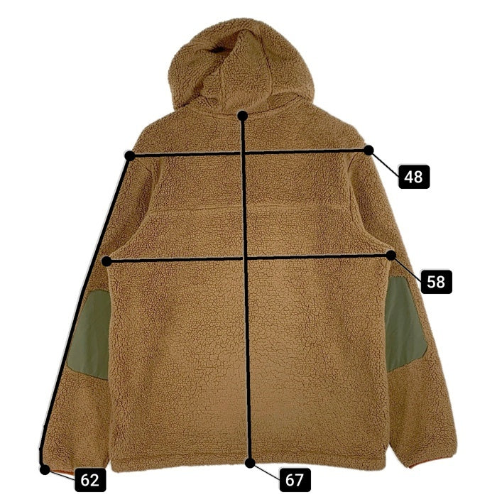 THE NORTH FACE ノースフェイス CAMPSHIRE PULLOVER HOODIE ハーフジップ フリースパーカー ブラウン NF0A33QV Size Ｌ 福生店