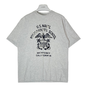 AVIREX アヴィレックス フロッキープリント SCHOOL Tシャツ グレー sizeM 瑞穂店