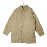 L.L.Bean エルエルビーン 80～90s USA製 襟コーデュロイ ハーフコート ベージュ sizeL 瑞穂店