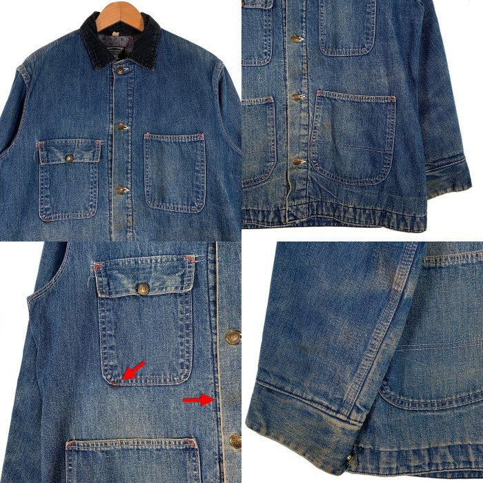 70's SEARS シアーズ デニムカバーオール ブランケットライナー インディゴ Size M (38-40) 福生店