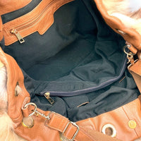 goa ゴア ラビットファー 2wayバッグ Y2K ブラウン 瑞穂店