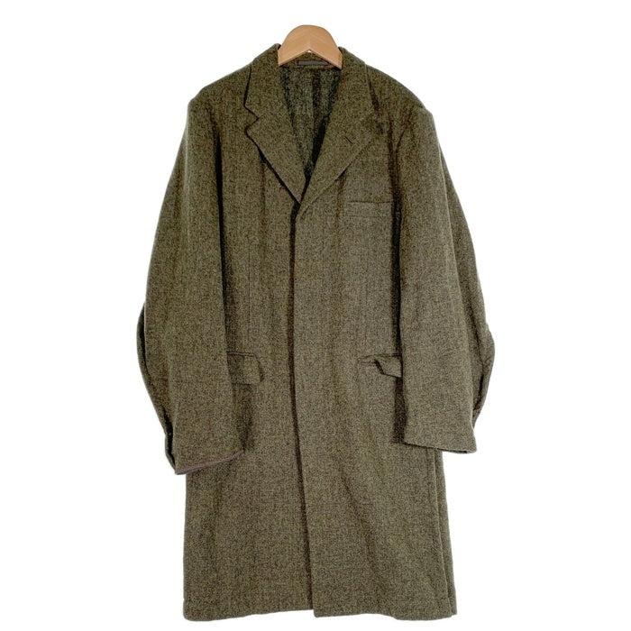 COMME des GARCONS HOMME PLUS コムデギャルソン オムプリュス ウールチェスターコート 比翼 ロング グリーン PJ-04047M AD1998 Size M 福生店