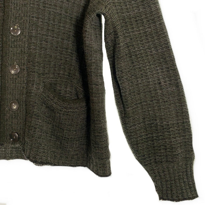 60's milwaukee knit  ミルウォーキーニット ラムズウール モヘア カーディガン グリーン WPL 10698 Size M相当 福生店