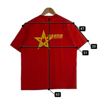 Dagda Leathers ダグダレザーズ プリントTシャツ 袖刺繡 レッド 旧マッコイ 滝沢氏 2 Size M 福生店