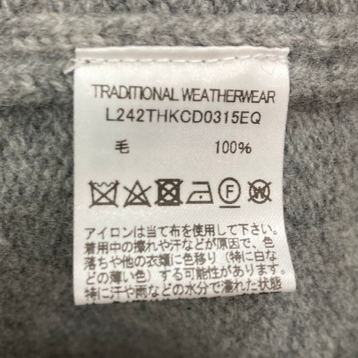 Traditional Weatherwear トラディショナルウェザーウェア L242THKCD0315EQ クルーネックカーディガン ウール LUDLOW ラドロウ グレー sizeS 瑞穂店