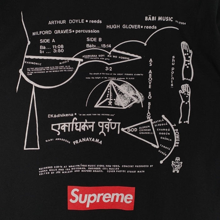 SupremeシュプリームMILFORD GRAVES TEE Supreme - Milford Graves Tee - UG.SHAFT