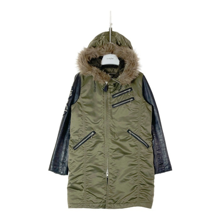 Hysteric Glamour ヒステリックグラマー 0134AC03 ラムレザーN3-B PRIMALOFT プリマロフト カーキ ブラック sizeF 瑞穂店