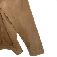 TCM ティーシーエム Echtes Leather 豚革スプリット レザージャケット ベージュ Size XL 福生店