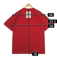 VETEMENTS ヴェトモン 19AW Back Barcode Patch Over Size Tee バックバーコード オーバーサイズTシャツ レッド Size S 福生店