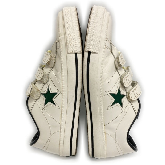 CONVERSE コンバース ワンスター V-3 ベルクロ レザー スニーカー ホワイト size8.5 瑞穂店