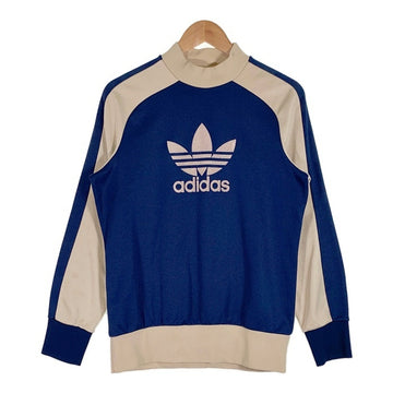 70's~ adidas アディダス VENTEX モックネック トレーナー ジャージ素材 ネイビー Size S 相当 福生店