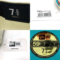 NEW ERA ニューエラ City icon ニューヨークメッツ 59FIFTY ベースボールキャップ アイボリー×エメラルドグリーン size60.6 瑞穂店