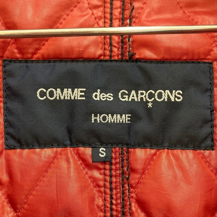 COMME des GARCONS HOMME コムデギャルソンオム HN-C017 AD2014 ウール×コットン切替 コーデュロイ エルボーパッチ カバーオール ネイビー sizeS 瑞穂店