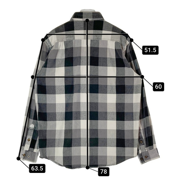 Carhartt カーハート ORIGINAL FIT チェック ワークシャツ グレー sizeM 瑞穂店