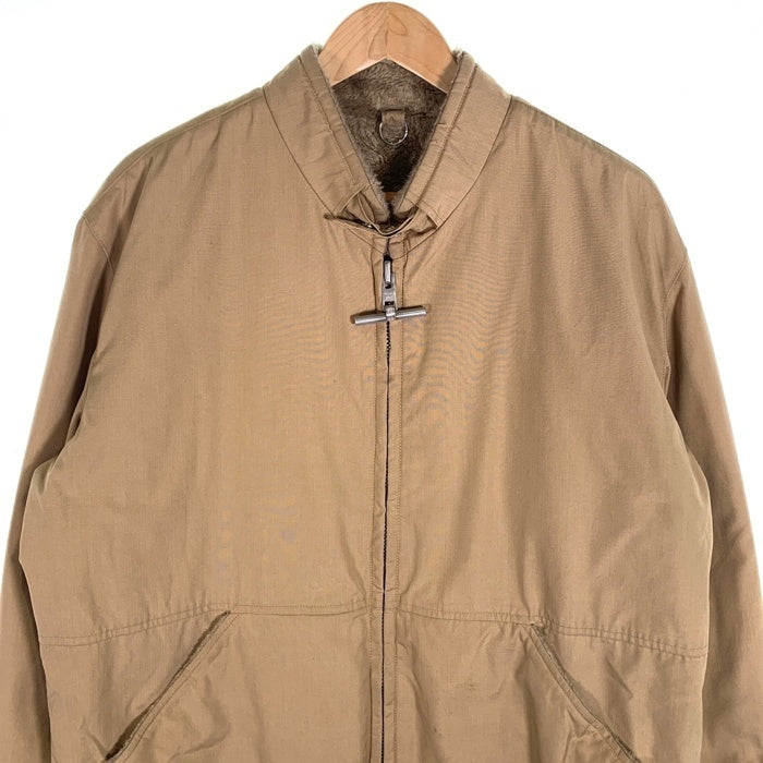 70-80`s Mighty Mac マイティーマック ジップアップジャケット ボアライナー ベージュ USA製 Size 44 福生店