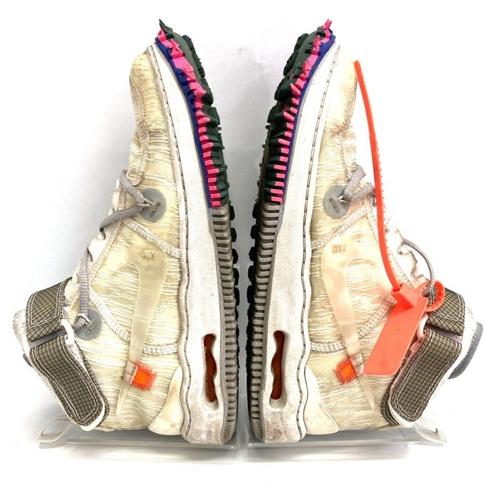 NIKE×OFF-WHITE ナイキ×オフホワイト DO6290-100 AIR FORCE 1 MID SP スニーカー ホワイト size26.5cm 瑞穂店