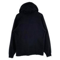 SUPREME シュプリーム 19AW NIKE ナイキ Leather Applique Hooded Sweatshirt レザーアップリケ プルオーバースウェットパーカー ブラック CK6225-010 Size M 福生店