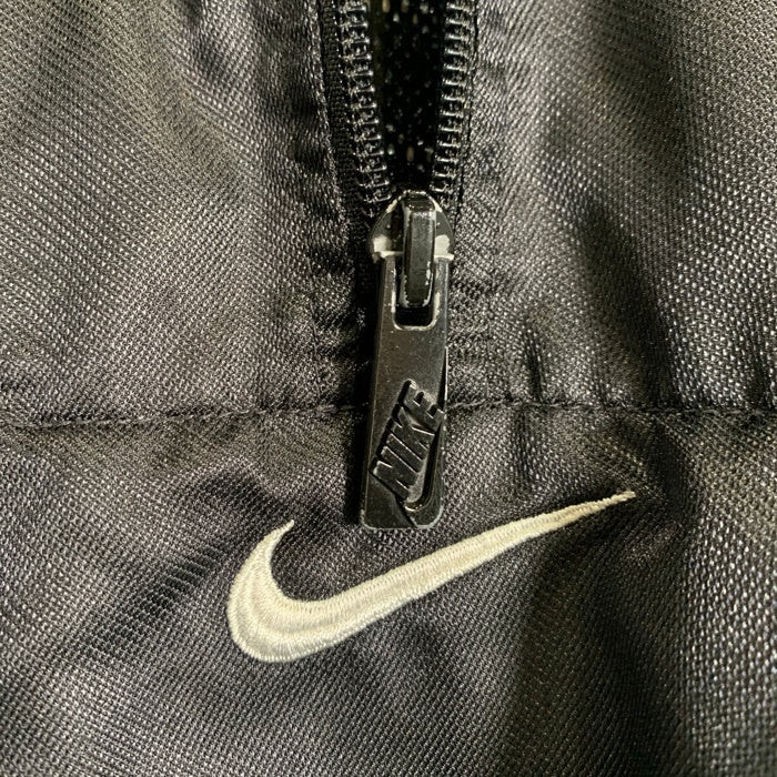 00's NIKE ナイキ ハーフジップ ナイロンプルオーバーパーカー ジャケット ブラック 刺繡 Size XL 福生店