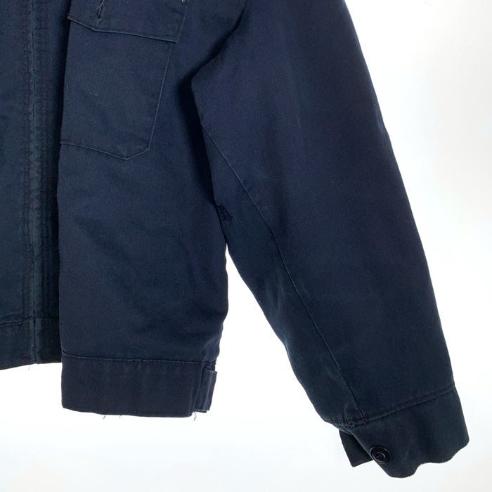 80's RED KAP レッドキャップ 企業パッチ ワークジャケット ネイビー USA製 Size XL 福生店