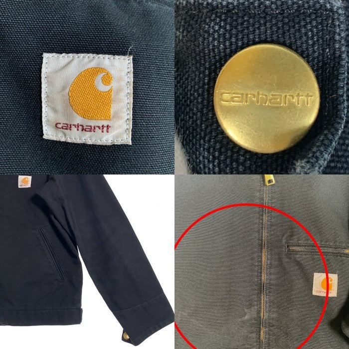 Carhartt WIP カーハートワークインプログレス DETROIT JACKET デトロイトジャケット ダック地 裏地なし ブラック 2 I034819.00E Size M 福生店