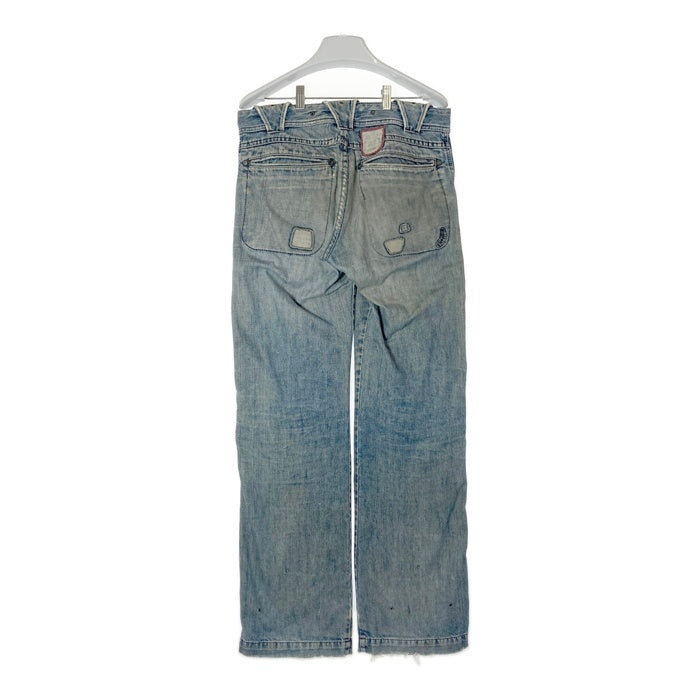 DIESEL ディーゼル ワッペン パッチワーク ダメージ加工 デニムパンツ ライトインディゴ size29 瑞穂店