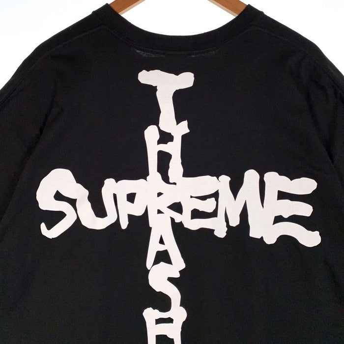 SUPREME シュプリーム 24AW THRASHER スラッシャー Cross Tee クロス プリントTシャツ ブラック Size XXL 福生店