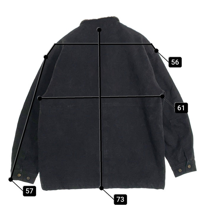 BEN DAVIS ベンデイビス ダック地 カバーオール ジャケット スナップボタン 中綿 ブラック G-1780011 Size L 福生店