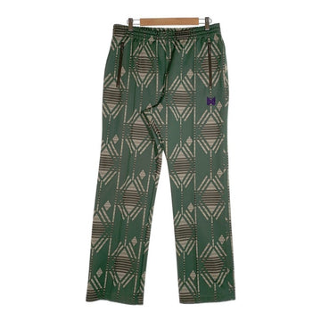 Needles ニードルズ Track Pants Poly Jq トラックパンツ ポリジャガード グリーン NS243 Size L 福生店