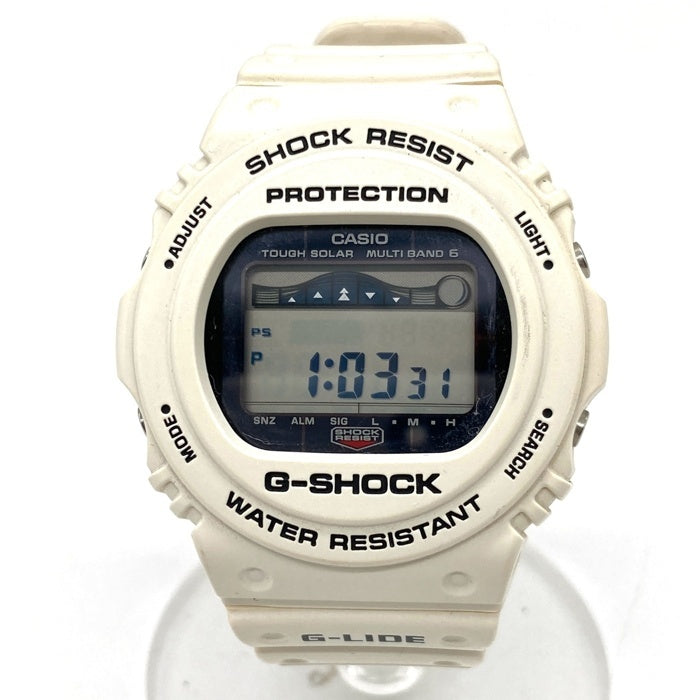 CASIO カシオ タフソーラー マルチバンド6 デジタル クォーツ腕時計 ホワイト GWX-5700CS 瑞穂店