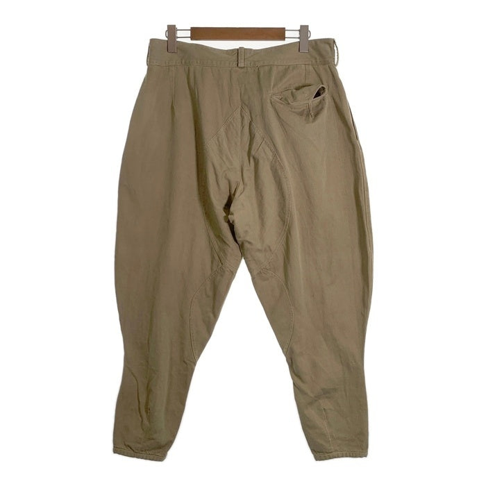 50's ブランド不明 ジョッパーズパンツ ボタンフライ カーキ コットン ツイル 1952 Size w88cm 福生店