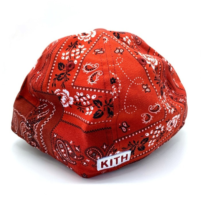 NEW ERA ニューエラ KITH キス 59FIFTY Yankees Deconstructed Bandana Low Profile ベースボールキャップ レッド Size 7 1/2 (59.6cm) 福生店