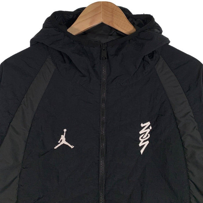 JORDAN BRAND ジョーダンブランド ZION ザイオン ナイロン ジップアップパーカー 中綿 ブラック DR2175-010 Size L 福生店