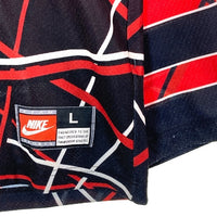 NIKE ナイキ S6-08-11-FSA カゴ ブラックホークス CCM ゲームシャツ レッド sizeL 瑞穂店
