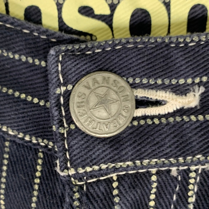 VANSON Leathers ヴァンソン レザース ストライプ デニム パンツ ブルー Size 31 福生店