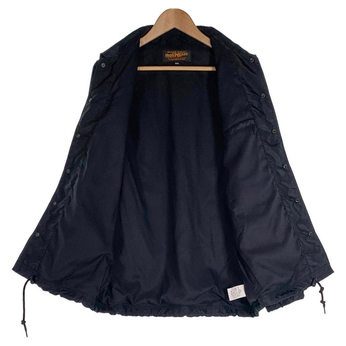 IRONHEART アイアンハート 20th ナイロンコーチジャケット プリント ブラック IHJ-117 Size S 福生店