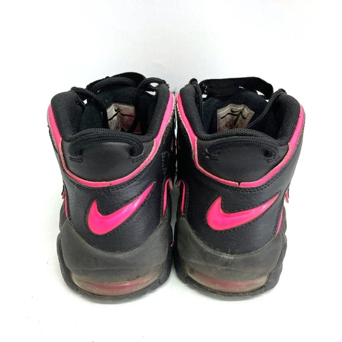 NIKE ナイキ 415082-003 GS Air More Uptempo Black Pink Blast スニーカー ブラック size24cm 瑞穂店