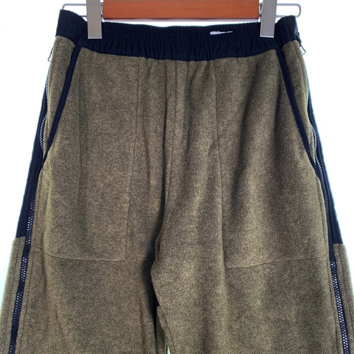 BEDWIN ベドウィン 18AW FLEECE PANTS CONRAD フリースパンツ 切替 モスグリーン ブラック Size M 相当 福生店