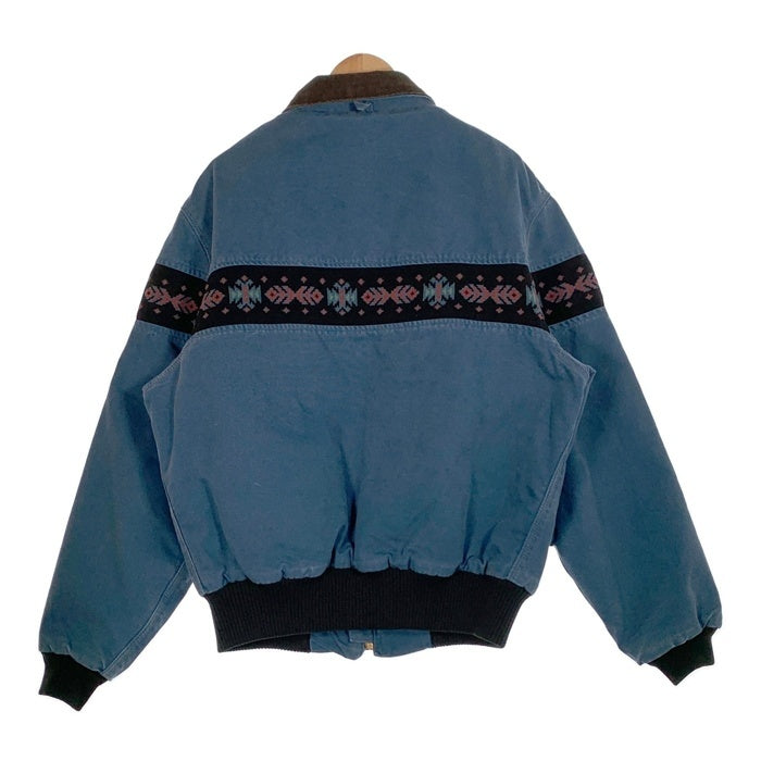 90`s CARHARTT カーハート  Santafe Jacket サンタフェジャケット ダック チロリアンテープ ブルー JQ0515 Size XL 福生店