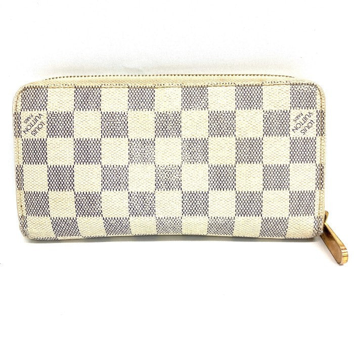 LOUIS VUITTON ルイヴィトン N60019 ダミエアズール ジッピーウォレット ラウンドファスナー 長財布 ホワイト 瑞穂店