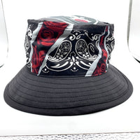 CHALLENGER チャレンジャー BROSH HOSOI BUCKET HAT コットン プリント バケットハット ブラック Size L (約60cm) 福生店