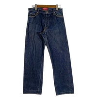 SUPREME シュプリーム オールド 5ポケット デニムパンツ ストレート インディゴ 紙タグ 赤耳 2ND WASH S206 USA製 Size 32 福生店