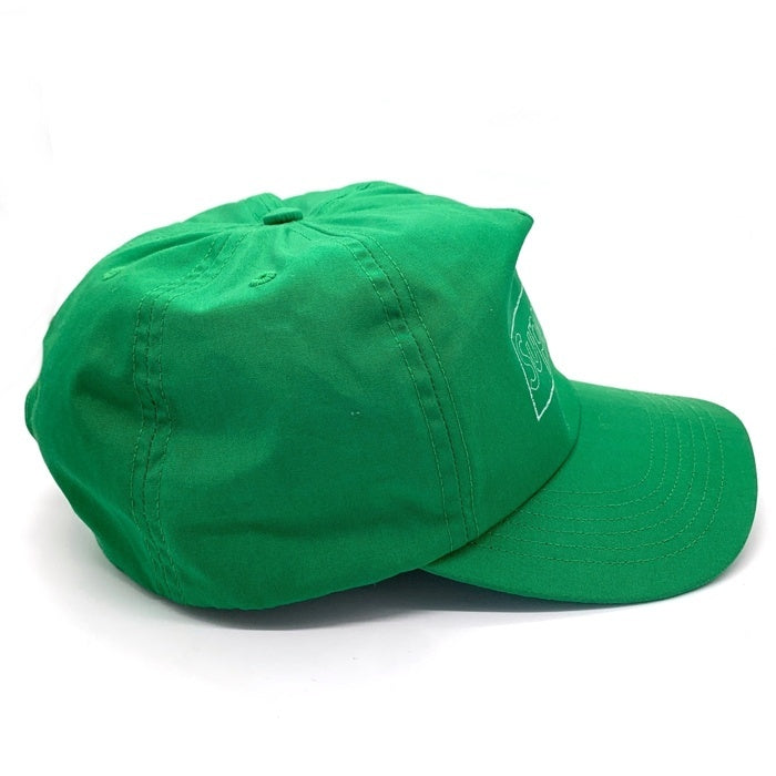 SUPREME シュプリーム KAWS カウズ 21SS Chalk Logo 5-Panel Cap チョークロゴ 5パネルキャップ スナップバックキャップ グリーン USA製 福生店