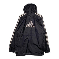 90~00's adidas アディダス ナイロン ジップアップパーカー ジャケット ブラック 薄手 AHN001 Size O 福生店