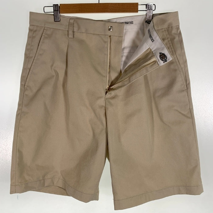 WACKO MARIA ワコマリア 25SS DICKIES ディッキーズ PLEATED SHORT TROUSERS プリーツショートパンツ ベージュ 25SS-WMP-DC02 Size L 福生店