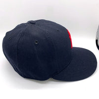 90's New Era ニューエラ 59FIFTY MLB ニューヨーク・ヤンキース ウールベースボールキャップ ネイビー 赤刺繡 USA製 Size 7 1/4(57.7cm) 福生店