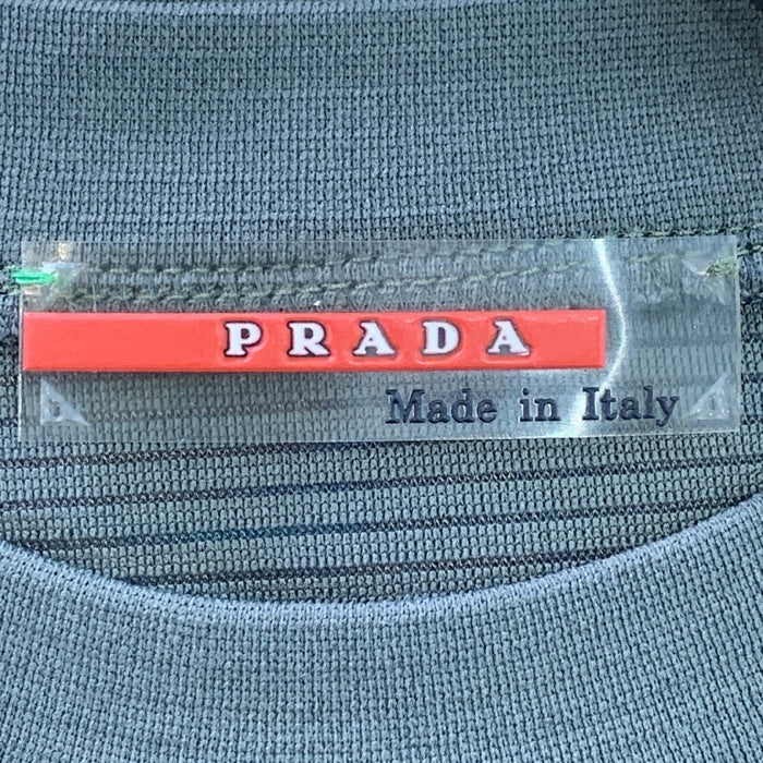 PRADA SPORT プラダスポーツ ノースリーブ カットソー カーキ ポリエステル Size L 福生店